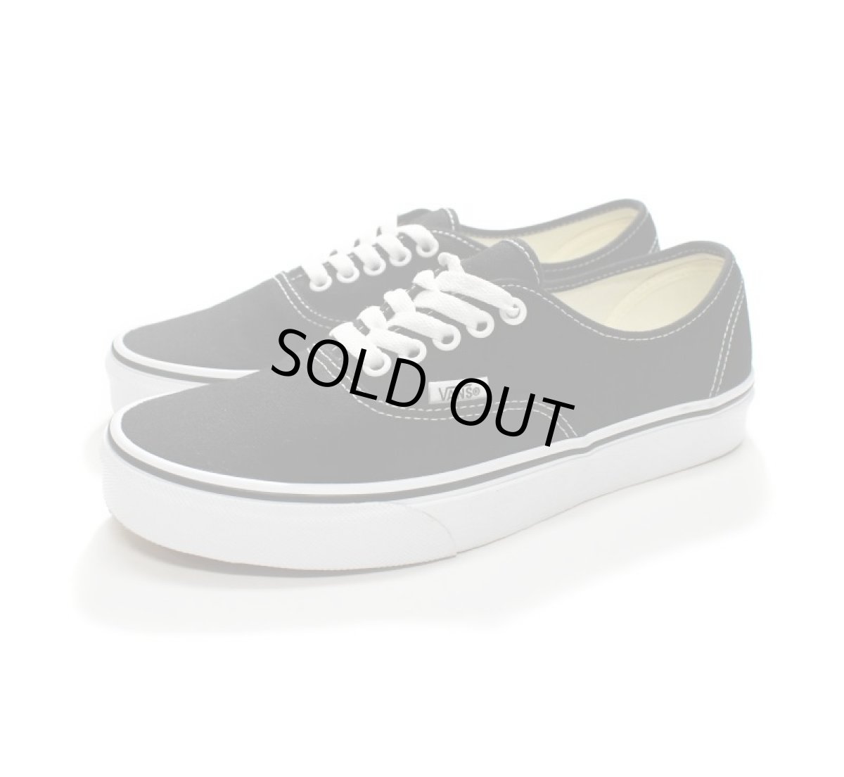 画像1: VANS Authentic Black バンズ　 (1)
