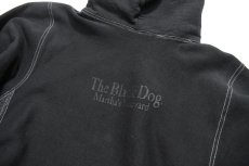 画像5: Used The Black Dog Pullover Sweat Hoodie Black Over Dye (5)