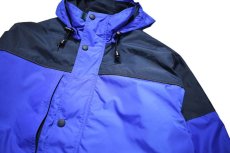 画像2: Deadstock Tri Mountain 3Way Nylon Jacket #9100 Blue/Navy (2)