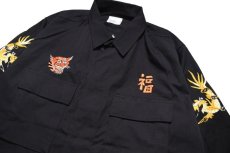 画像2: Deadstock USGI Ripstop BDU Coat Black357 Vietnam Jacket Embroidered (2)