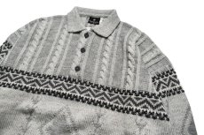 画像2: Deadstock Nino Severi Knit Polo made in Italy (2)