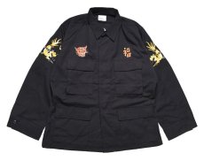 画像1: Deadstock USGI Ripstop BDU Coat Black357 Vietnam Jacket Embroidered (1)