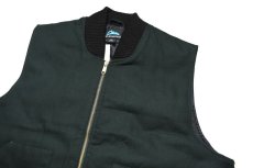画像2: Deadstock Tri Mountain Canvas Vest #4400 Green (2)