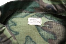 画像4: Used Us Military Ripstop Poplin Fatigue Jacket Woodland Camo (4)