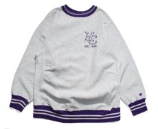 画像1: Used Champion Reverse Weave Rib Border Sweat "Holy Cross" Shirt made in USA (1)