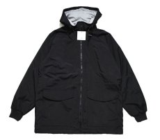 画像1: Deadstock Tri Mountain Hooded Shelled Fleece jacket #9900 Black (1)