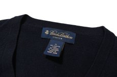 画像4: Used Brooks Brothers Wool Knit Sweater Navy (4)