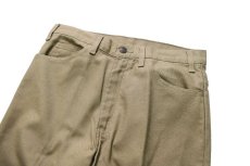 画像2: Used Levi's Sta-Prest Flare Pants Khaki made in USA (2)