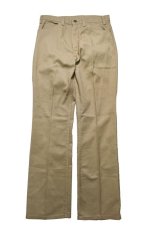 画像1: Used Levi's Sta-Prest Flare Pants Khaki made in USA (1)