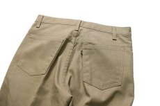 画像4: Used Levi's Sta-Prest Flare Pants Khaki made in USA (4)
