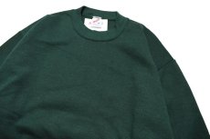 画像2: Deadstock Jerzees Blank Sweat Shirt Green made in USA (2)