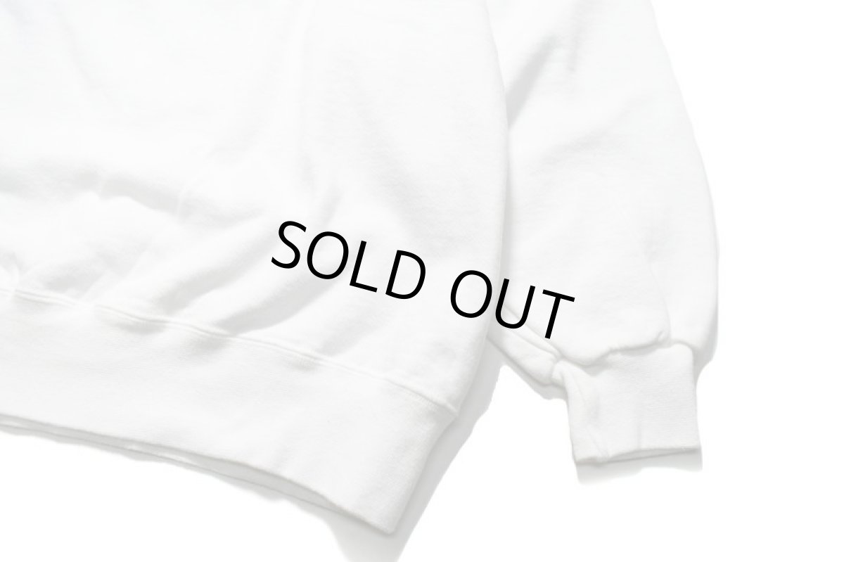 画像3: Deadstock Jerzees Blank Sweat Shirt White made in USA (3)