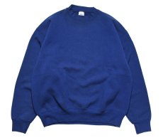 画像1: Used BVD Blank Sweat Shirt Navy made in USA (1)