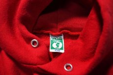 画像4: Used Discus Athletic Blank Sweat Hoodie Red made in USA (4)