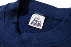 画像4: Used BVD Blank Sweat Shirt Navy made in USA (4)