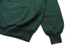 画像3: Deadstock Jerzees Blank Sweat Shirt Green made in USA (3)