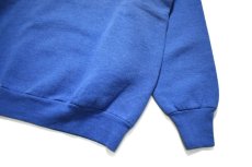 画像3: Used Fruit of the Loom Raglan Sleeve Blank Sweat Shirt Blue made in USA (3)