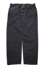 画像2: Wrangler Five Star Relaxed Denim Pants Sulfur Black ラングラー (2)