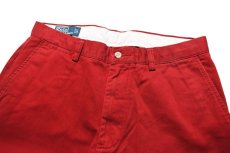 画像2: Deadstock Polo Ralph Lauren Chino Trouser Red ラルフローレン (2)