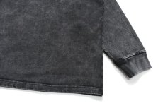 画像3: ONEITA 13oz Heavy Weight Chemical Wash L/S T-Shirt Black (3)
