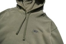 画像2: Used Reebok Pullover Sweat Hoodie Olive (2)