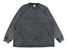 画像1: ONEITA 13oz Heavy Weight Chemical Wash L/S T-Shirt Black (1)