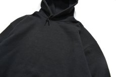画像2: Used Jerzees Pullover Blank Sweat Hoodie Black made in USA (2)