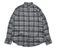 画像1: Used Polo Ralph Lauren Band Collar Flannel Shirt "Classic Fit" ラルフローレン (1)