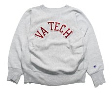 画像1: Used Champion Reverse Weave Sweat Shirt "Va Tech" made in USA チャンピオン (1)