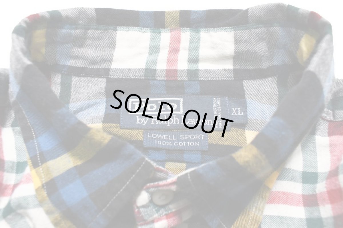 画像4: Used Polo Ralph Lauren Flannel Shirt "Lowell Sport" ラルフローレン (4)