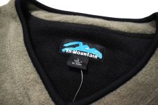 画像4: Deadstock Tri Mountain V-Neck Fleece Pullover #7400 Khaki (4)