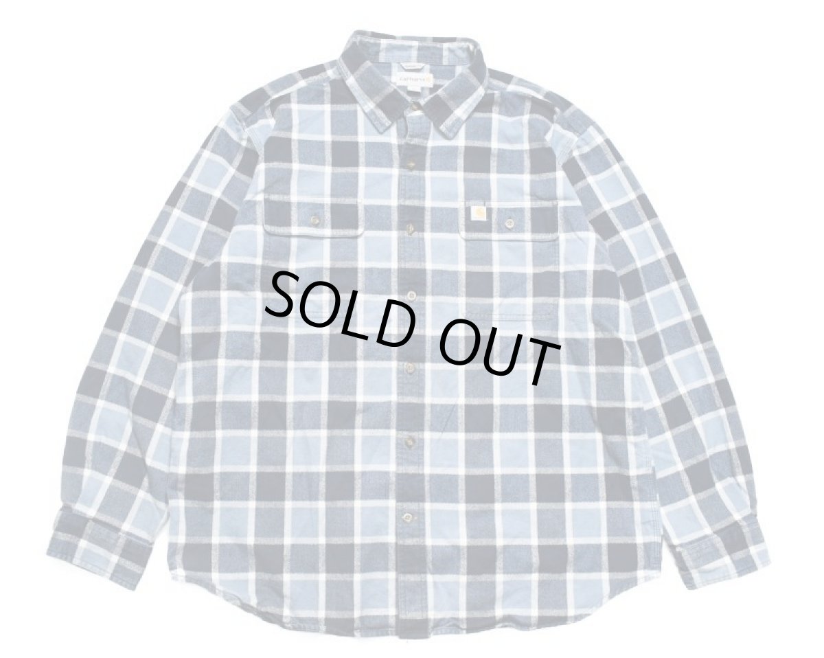画像1: Used Carhartt Flannel Shirt (1)