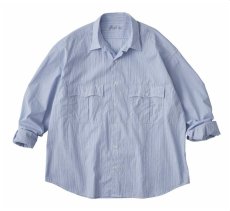 画像3: Porter Classic Roll Up Stripe Shirt ポータークラシック (3)