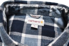 画像4: Used Carhartt Flannel Shirt (4)