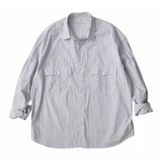 画像1: Porter Classic Roll Up Stripe Shirt ポータークラシック (1)