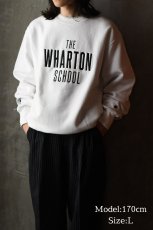 画像7: Used Champion Reverse Weave Sweat Shirt "The Wharton School" チャンピオン (7)
