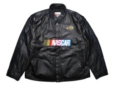 画像1: Used Nascar Racing Leather Jacket (1)