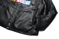 画像3: Used Nascar Racing Leather Jacket (3)