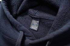 画像4: Used Lands' End Pullover Sweat Hoodie Navy "Cerami" made in USA (4)