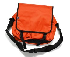 画像1: Deadstock BBC(Big Bag Co.) Messenger Bag Orange made in USA (1)