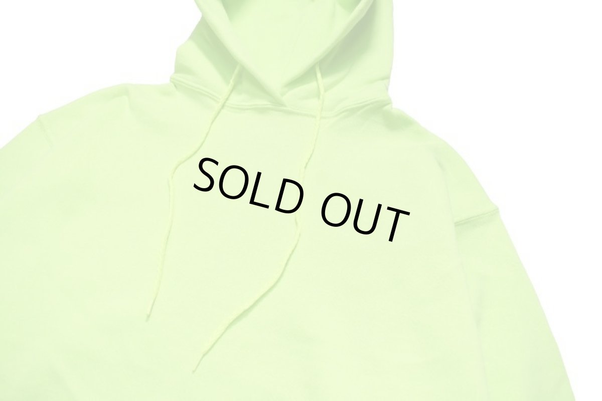 画像2: Deadstock Eagle USA Blank Sweat Hoodie Lime made in USA (2)