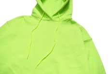 画像2: Deadstock Eagle USA Blank Sweat Hoodie Lime made in USA (2)