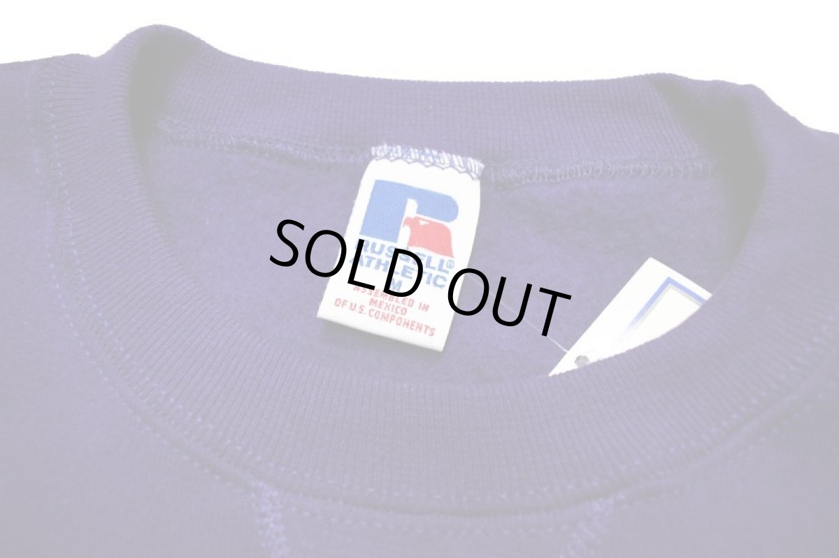画像4: Deadstock Russell Athletic Blank Sweat Shirt Purple (4)