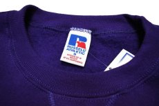 画像4: Deadstock Russell Athletic Blank Sweat Shirt Purple (4)