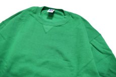 画像2: Deadstock Russell Athletic Blank Sweat Shirt Green made in USA (2)