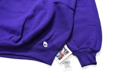 画像3: Deadstock Russell Athletic Blank Sweat Shirt Purple made in USA (3)