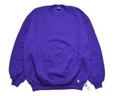 画像1: Deadstock Russell Athletic Blank Sweat Shirt Purple made in USA (1)