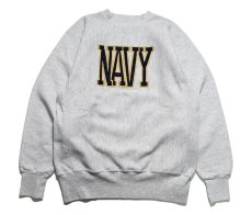 画像1: Used Us Navy Sweat Shirt made in USA (1)