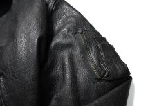 画像4: Used Singulier Leather Jacket Black made in France (4)