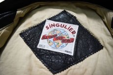 画像5: Used Singulier Leather Jacket Black made in France (5)